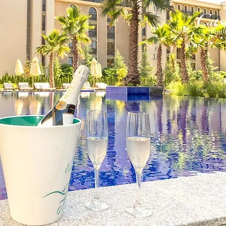 Студия Для 3-Х С Видом На Бассейн В Шикарном Каскадас Apartament Sunny Beach